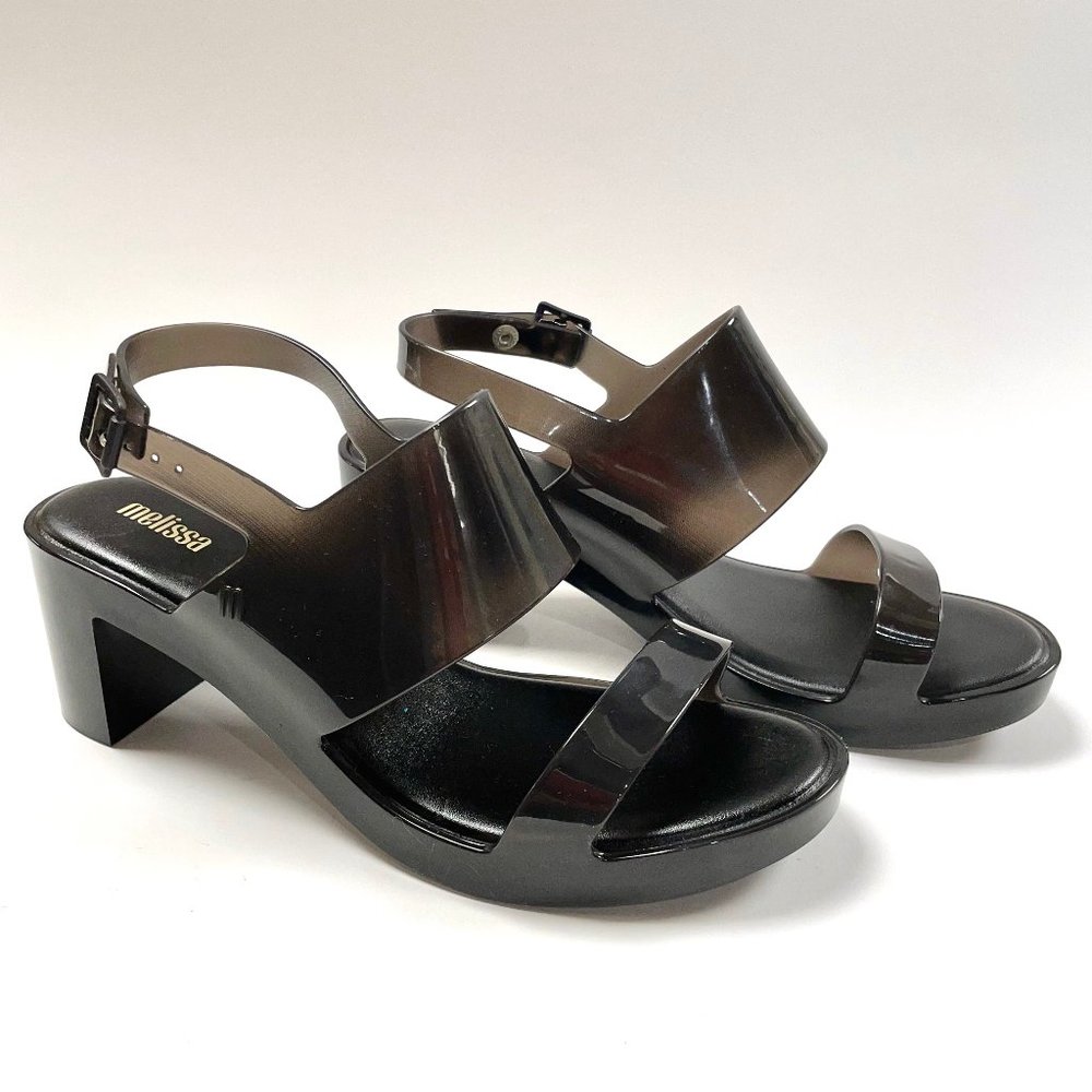 Melissa Black Heeled Sandals